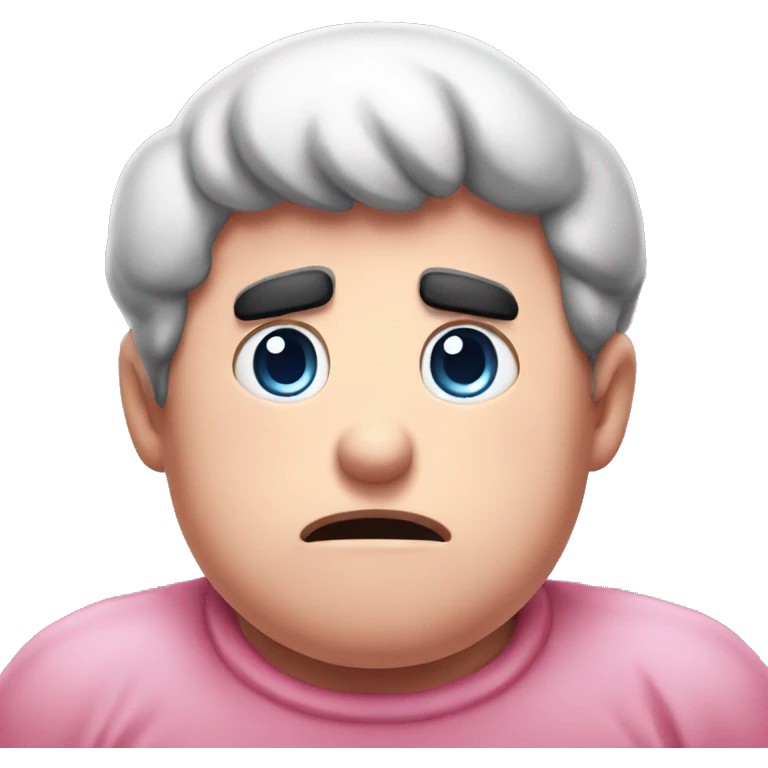 Kirby sad  emoji