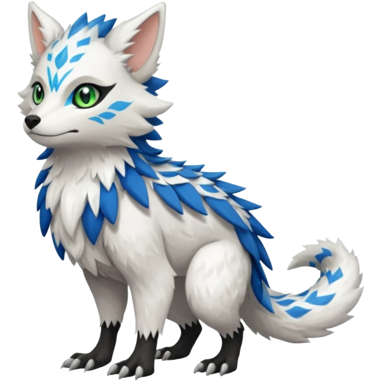 Trico-Fionbri-Nargacuga-fusion, full body emoji