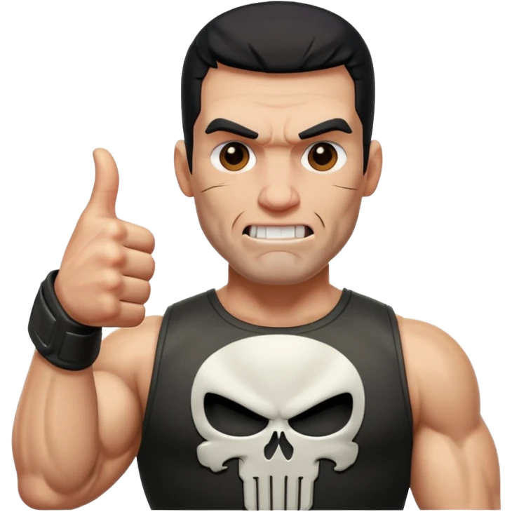Punisher giving a thumbs up emoji