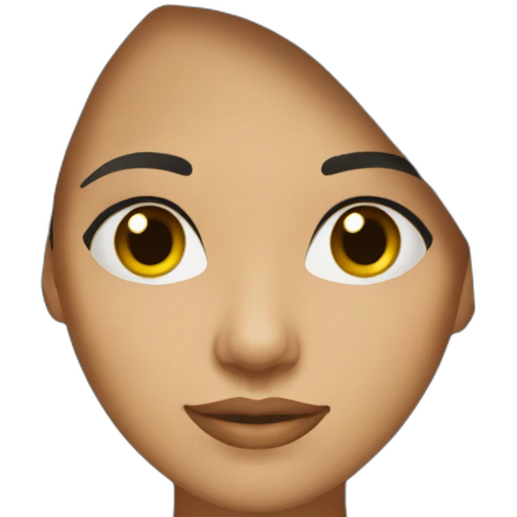 woman-with-dark-straight-hair-and-hazel-eyes emoji