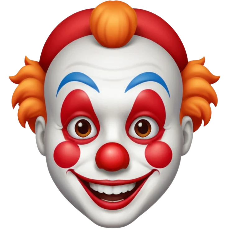 clown face paint character emoji