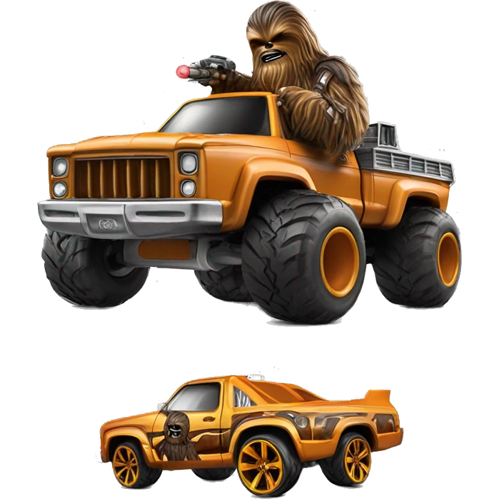 Hot wheels Chewbacca CGW39 truck  emoji