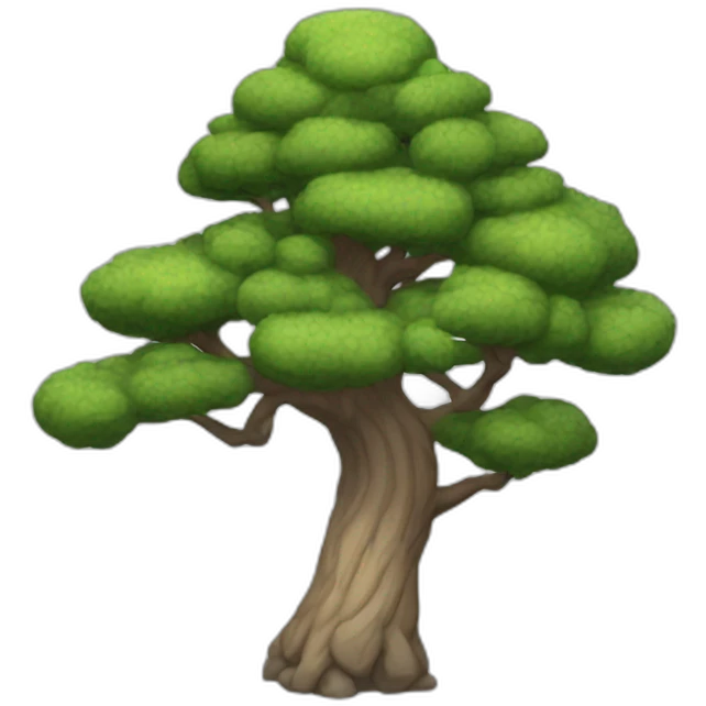 stone pine tree emoji