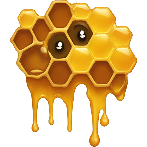 Honeycomb dripping with honey  emoji