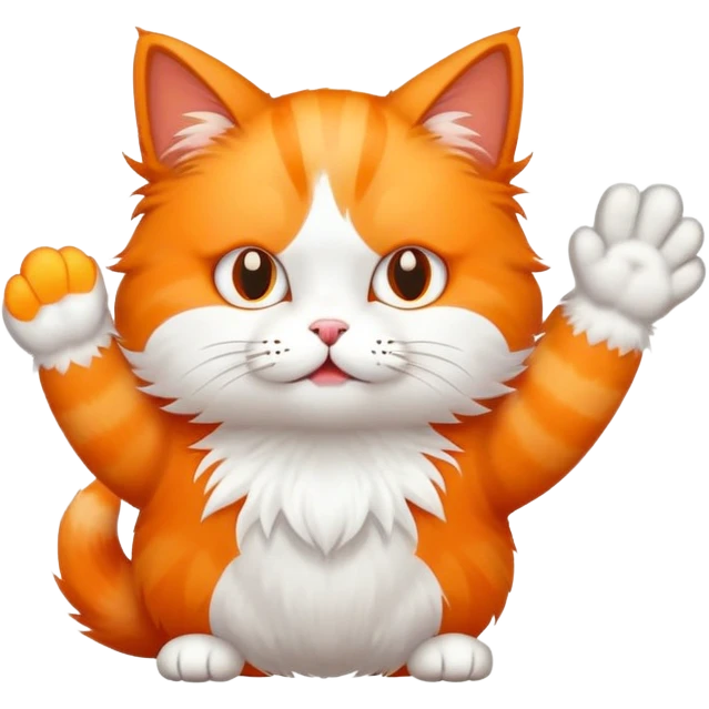 cat say: fuck off emoji