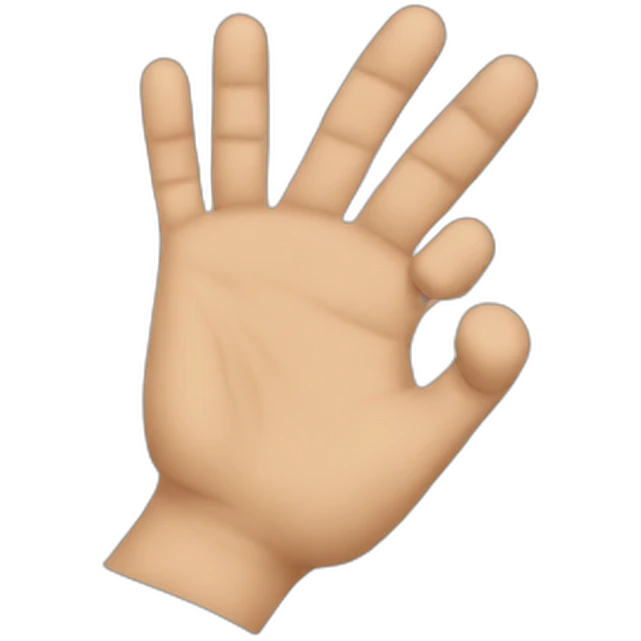 tented fingers emoji