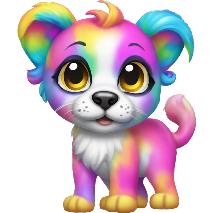 Lisa Frank themed animals emoji
