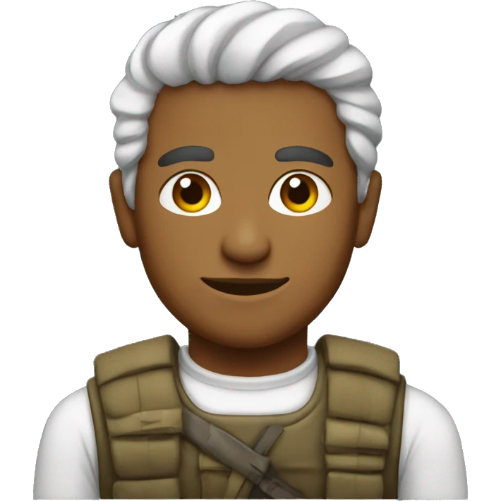 Freedom fighter in keffiyeg emoji
