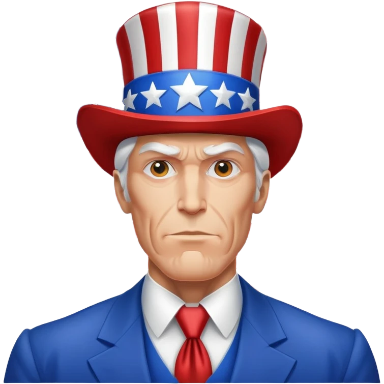 Uncle sam superhero emoji