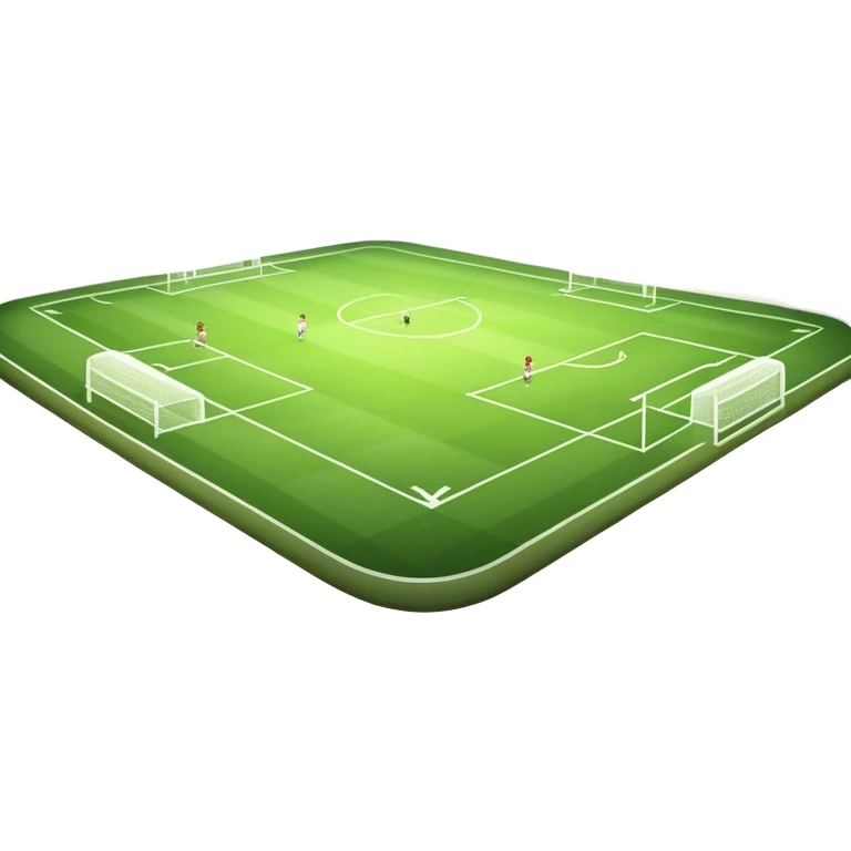 An icon featuring a large stadium with a football match in progress, players in action on the field, and a cheering crowd in the stands. Bright floodlights illuminate the pitch, creating an intense atmosphere of competition. The transparent background highlights the thrill of live sports events. emoji