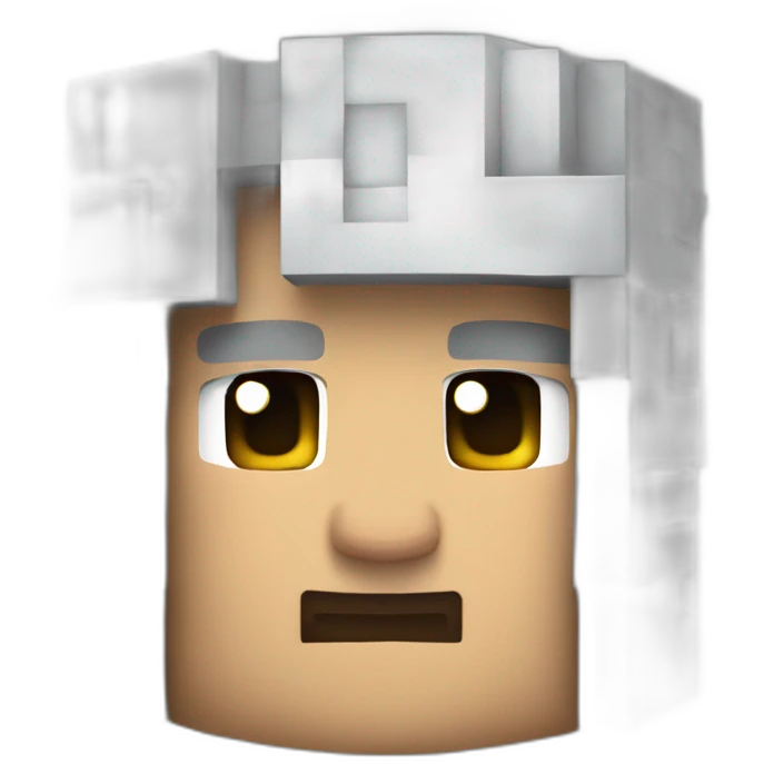 Steve de Minecraft con lo que sea en la cabesa emoji
