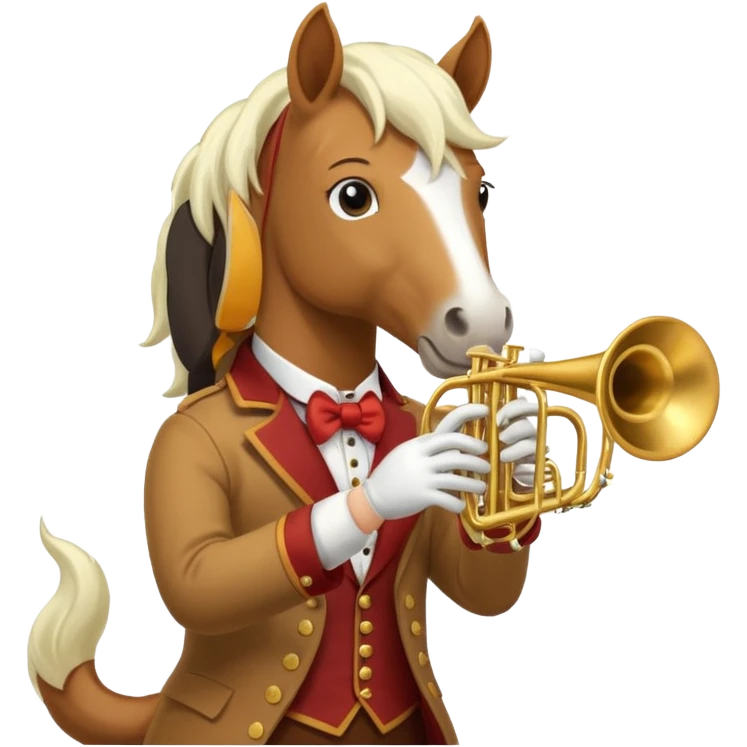 horse Musician emoji