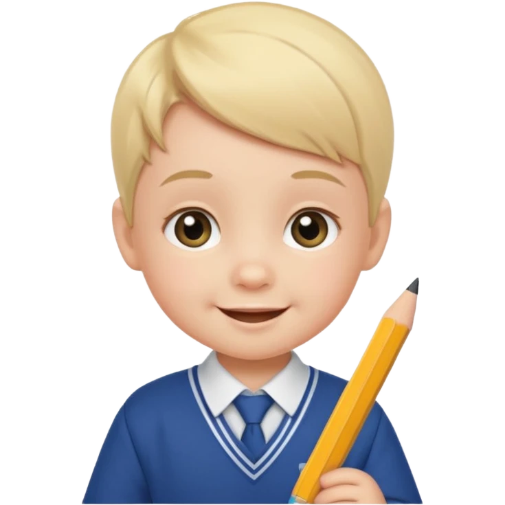 baby in school uniform  emoji