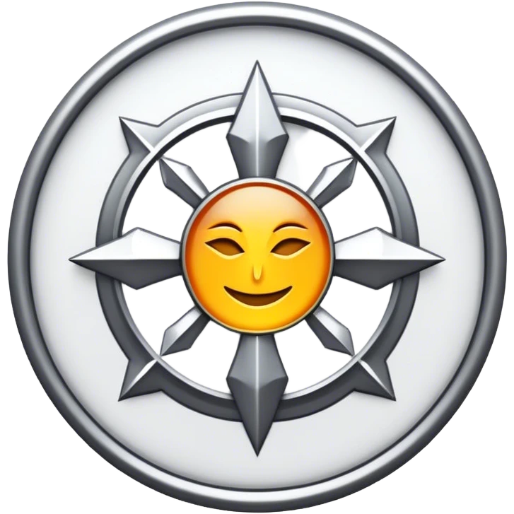 sanctify emblem white emoji
