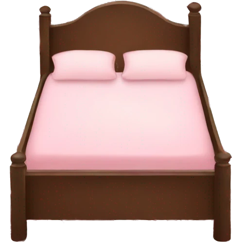 bed with rose petals emoji