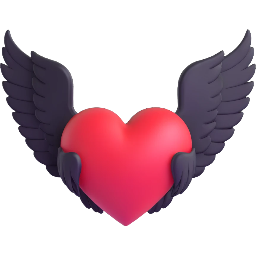 heart with wings emoji
