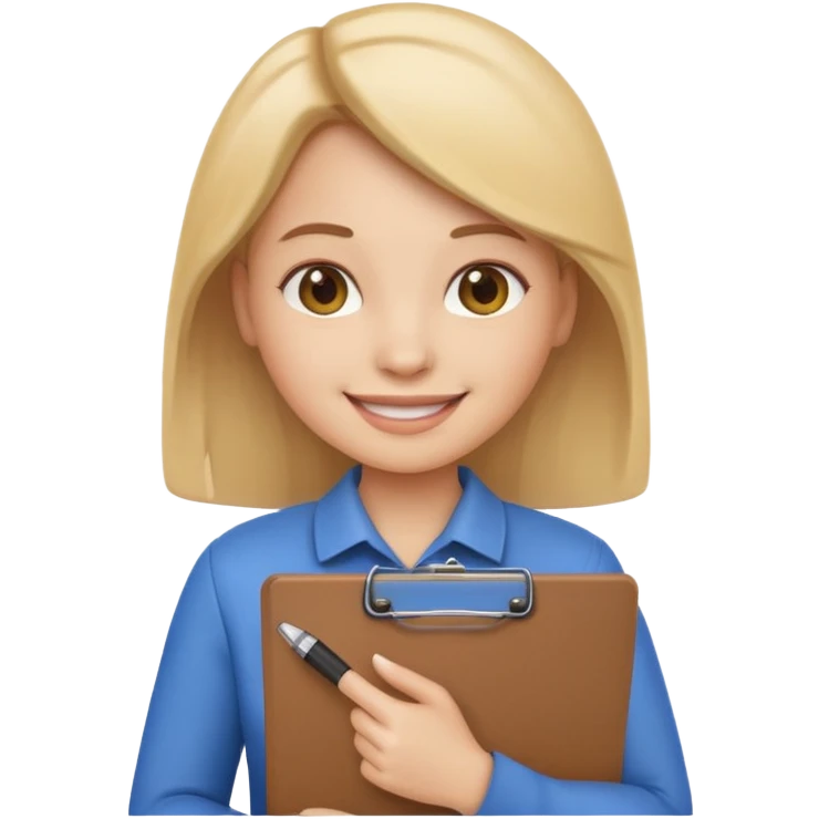 HR girl emoji with a clipboard emoji