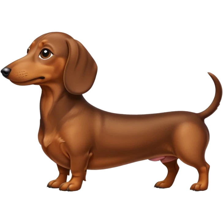 Weiner dog  emoji