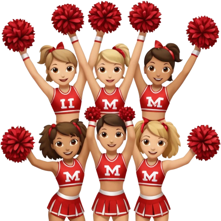 Cheer squad emoji