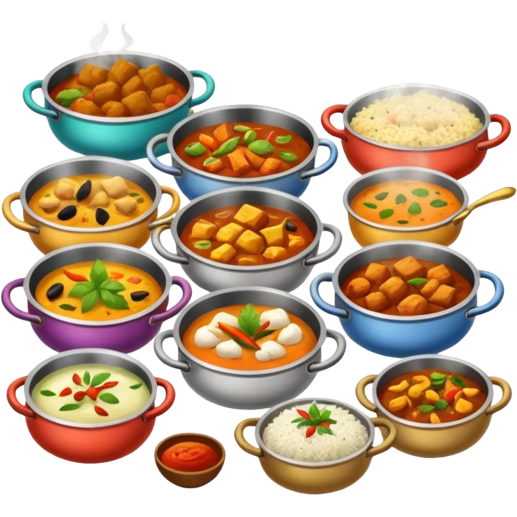 home cooked indian food emoji