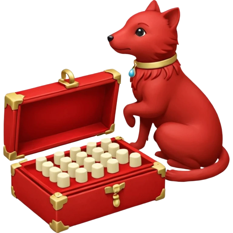 Собака с шариком emoji