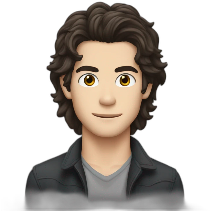 dylan obrien with long hair emoji