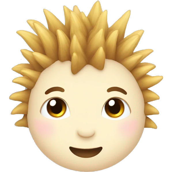 hérisson kawaii emoji