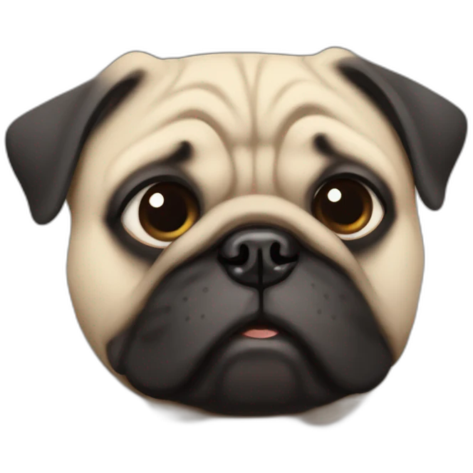 chunky pug emoji