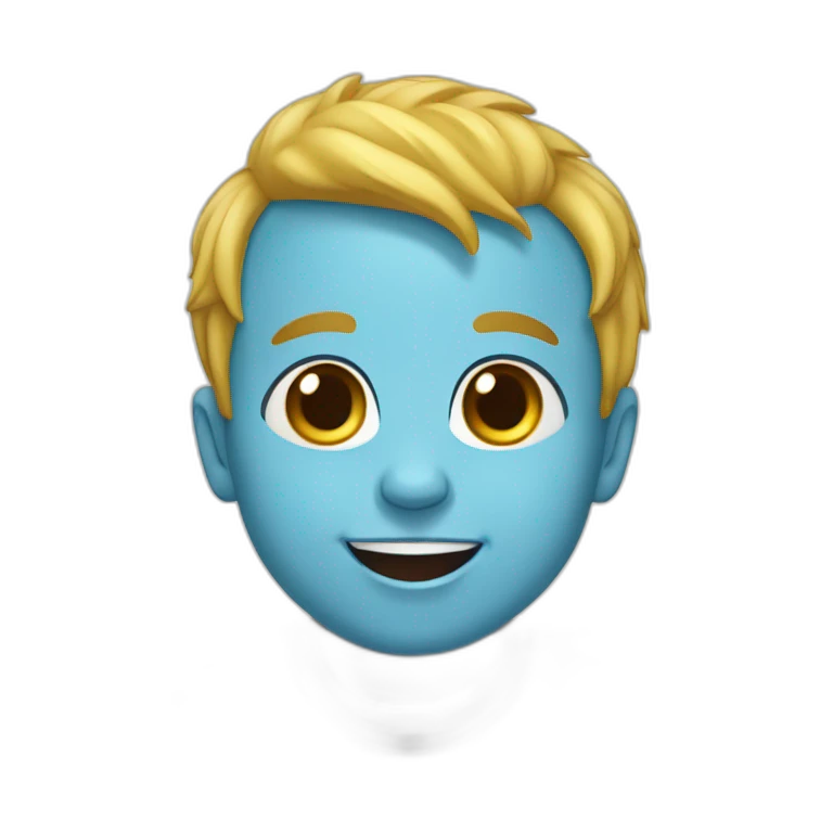 Bébé qui pleure de rire  emoji