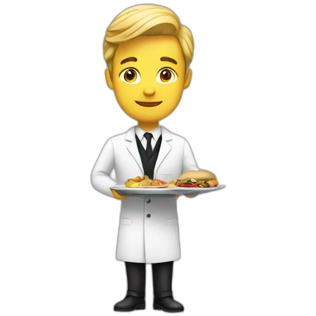 waiter emoji