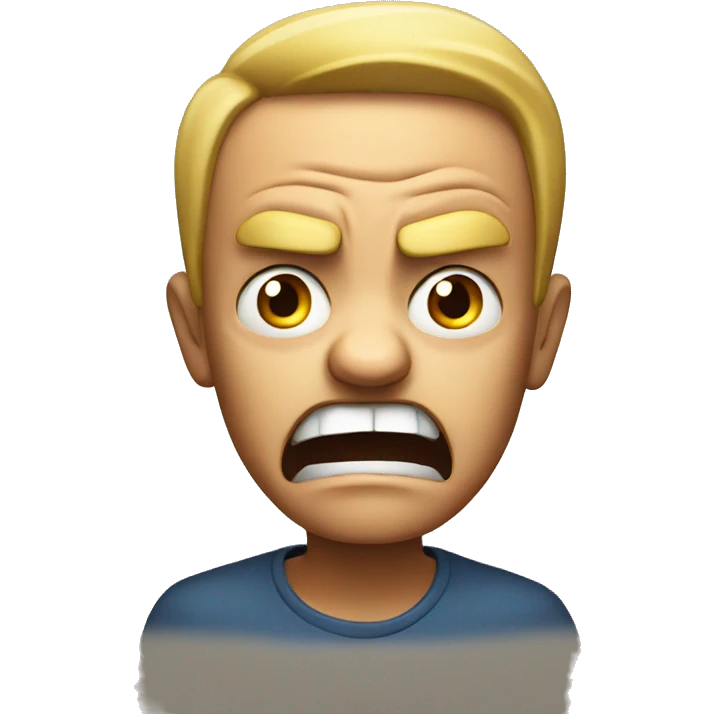 angry shocked  emoji