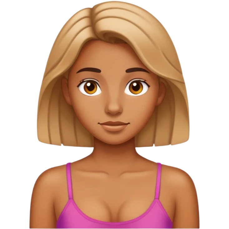 Girl tan line  emoji