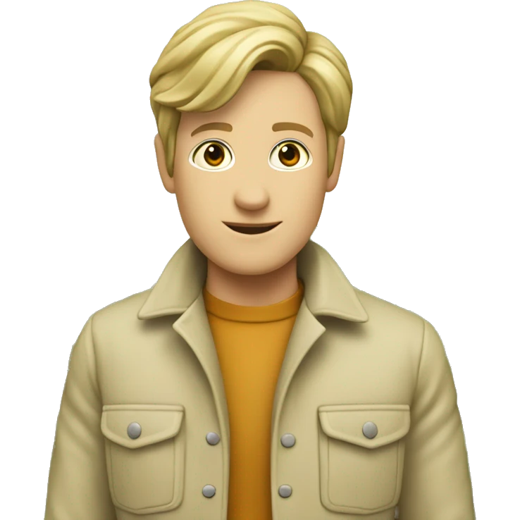 gardener beige jacket trees germany emoji