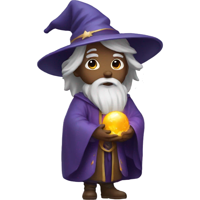 wizard with a halo emoji