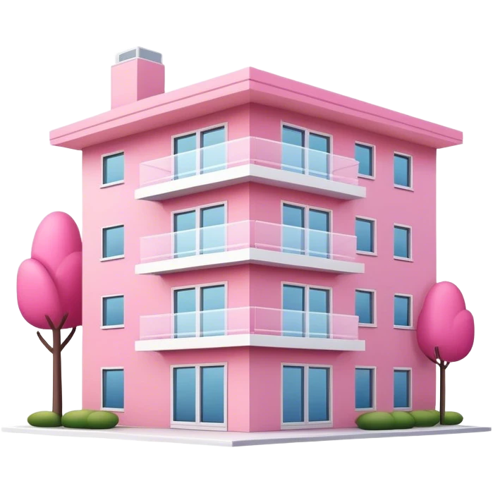 pink condo apartment  emoji