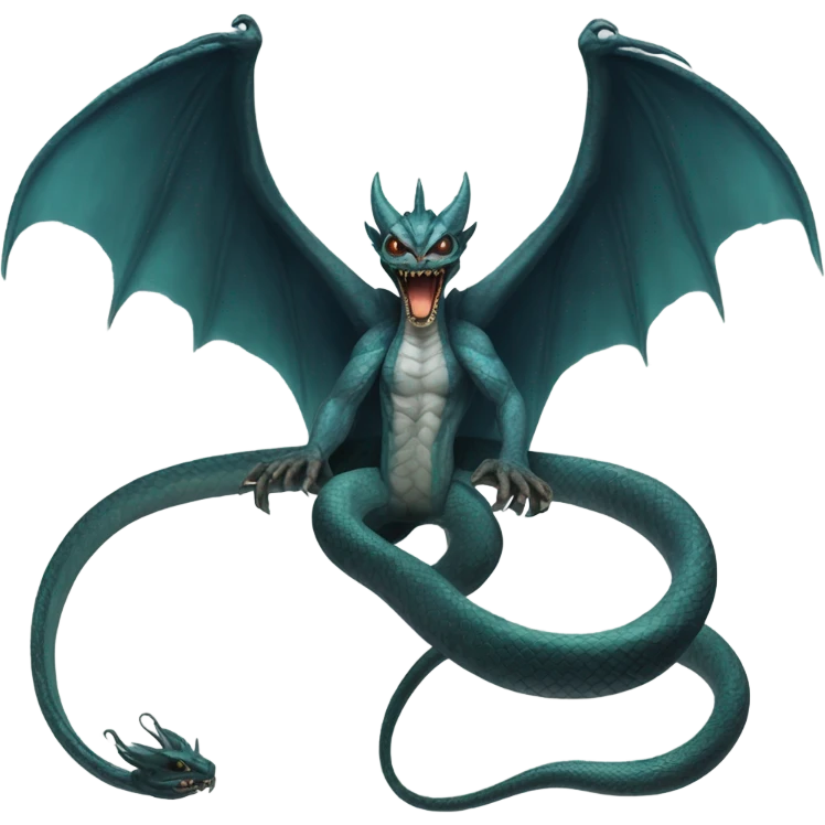 garuda snake demon who resembles nole musk emoji
