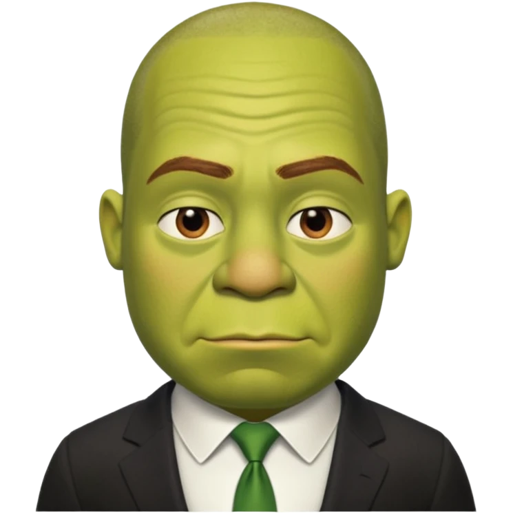 shrek as a jeff bezos emoji