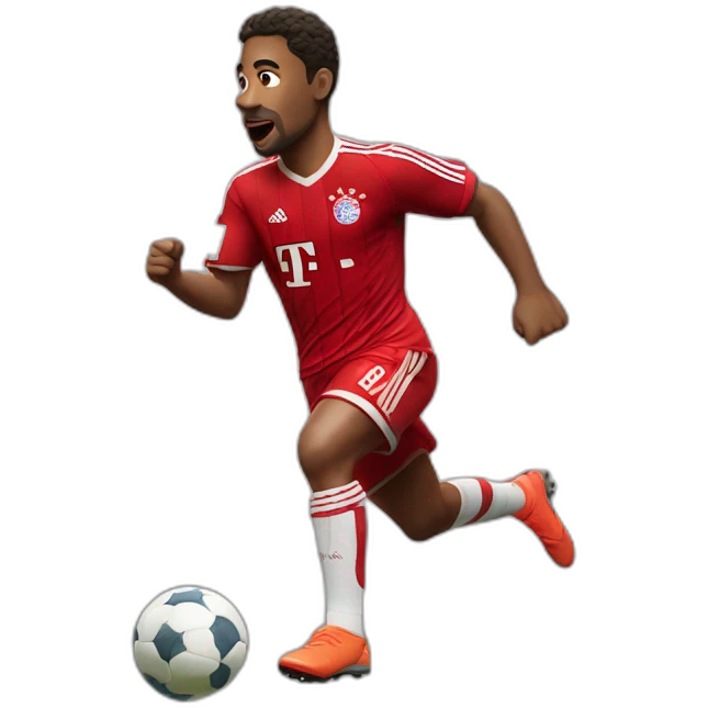 bayern münchen player running emoji