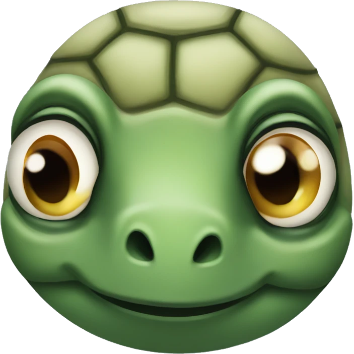 cute turtle face emoji