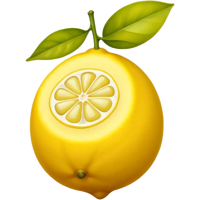 A squeezed lemon emoji
