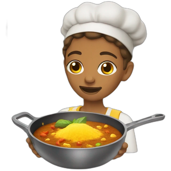 steppe curry cooking curry emoji