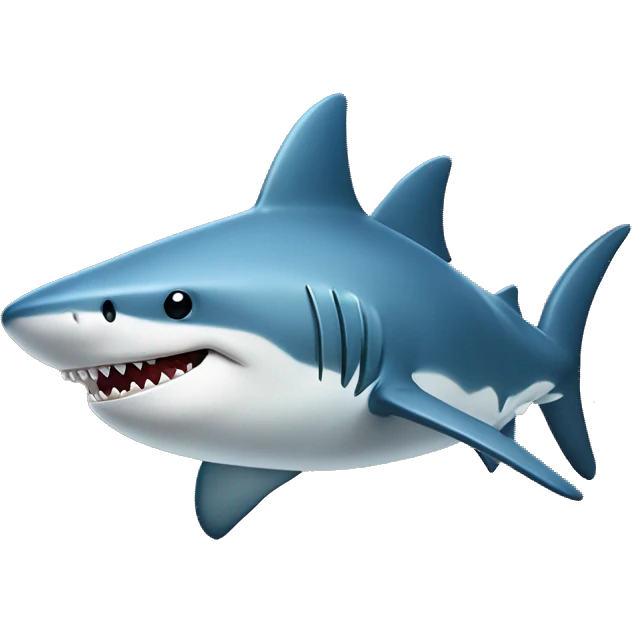 requin avec chapeau en haut de forme emoji