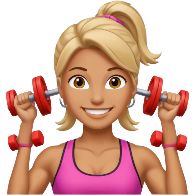 Gym girl emoji
