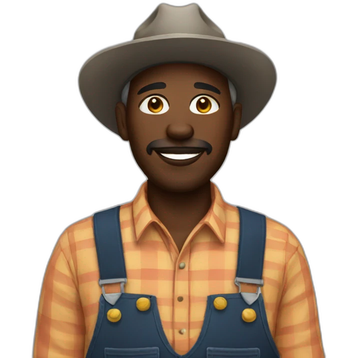 black farmer emoji