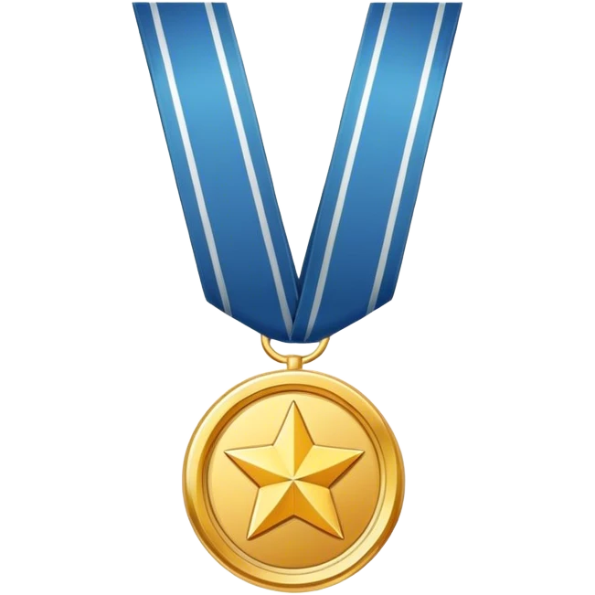 big achievements badge, completed orders medal, business success icon emoji