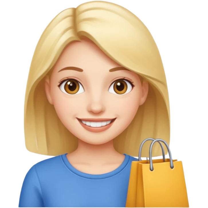 girl online shopping  emoji