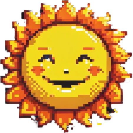 smiling sun emoji