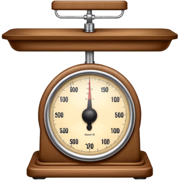 Make a weighing scale emoji in color brown emoji