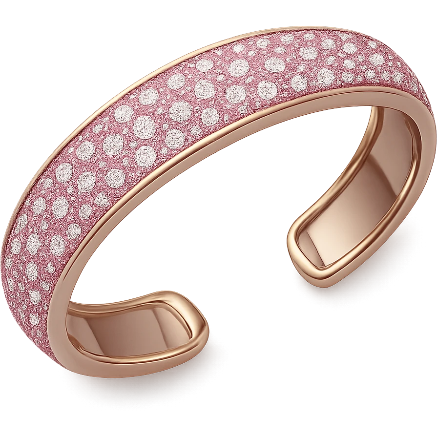 pink bracelet, glamorous and stylish emoji