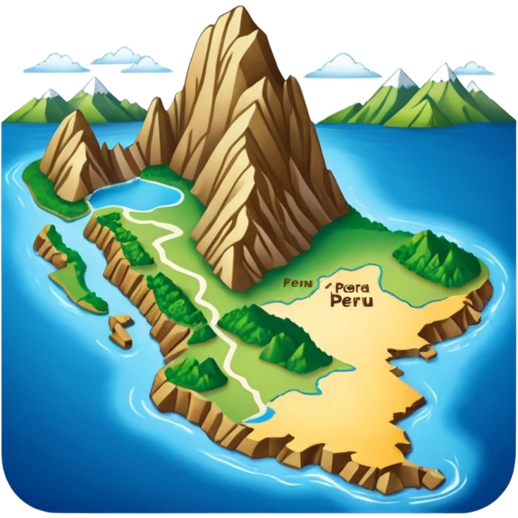 Map of Peru emoji